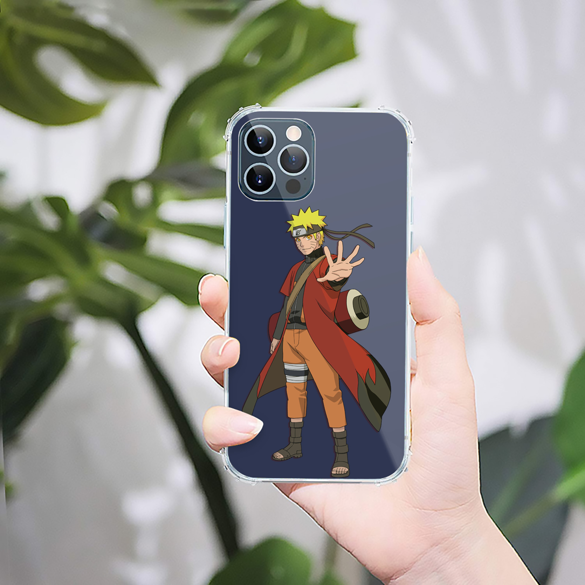 （画像用） NARUTO -ナルト- うずまき ナルト Uzumaki Naruto 【iPhone 12シリーズ対応】透明スマホケース（クリアソフトケース）